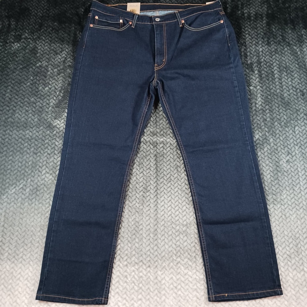 Levi's 514 Jeans Men's Straight Fit Stretch Blue Denim Size 38x30 - Picture 2 of 16